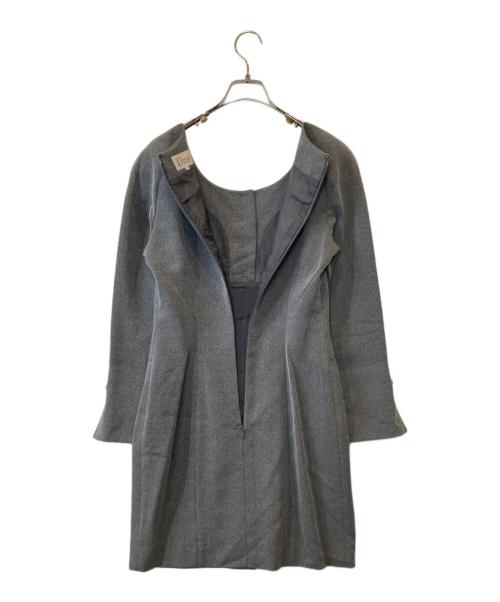 Mademoiselle Dior（マドモアゼル ディオール）Mademoiselle Dior (マドモアゼル ディオール) ワンピース NE1GH4050 グレー サイズ:Mの古着・服飾アイテム