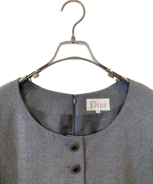 Mademoiselle Dior（マドモアゼル ディオール）Mademoiselle Dior (マドモアゼル ディオール) ワンピース NE1GH4050 グレー サイズ:Mの古着・服飾アイテム