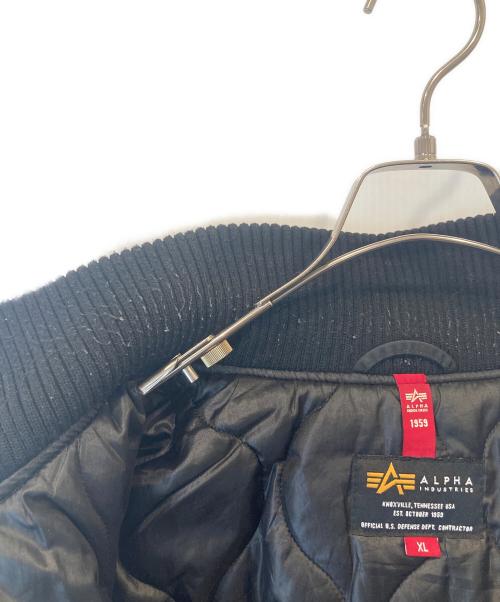 ALPHA（アルファ）ALPHA (アルファ) フーテッドリブジャケット TA1396-001 ブラック サイズ:XLの古着・服飾アイテム