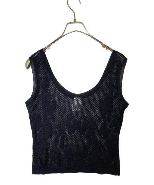 CHANEL（シャネル）CHANEL (シャネル) ノースリーブニット P21388V01305 ブラック サイズ:38の古着・服飾アイテム