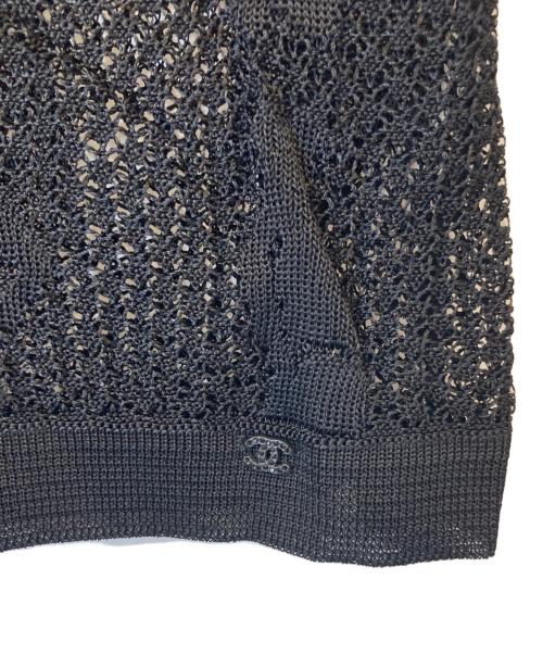 CHANEL（シャネル）CHANEL (シャネル) ノースリーブニット P21388V01305 ブラック サイズ:38の古着・服飾アイテム
