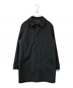 中古・古着通販】KABEL (カベル) ウールモッサポロコート ネイビー