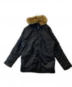 ALPHAアルファ）の古着「N-3Bタイプコート 20094-7401」｜ブラック