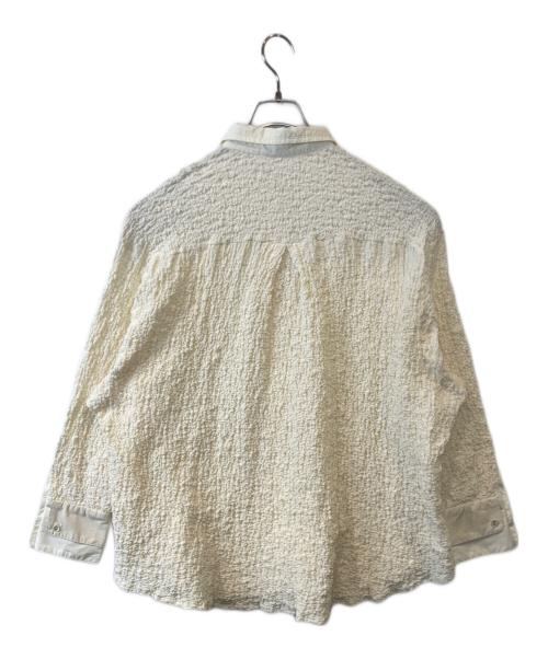 willfully（ウィルフリー）willfully (ウィルフリー) double design cuffs matelasse relax SH 2222-TO-01 シャツ ベージュ サイズ:FREEの古着・服飾アイテム