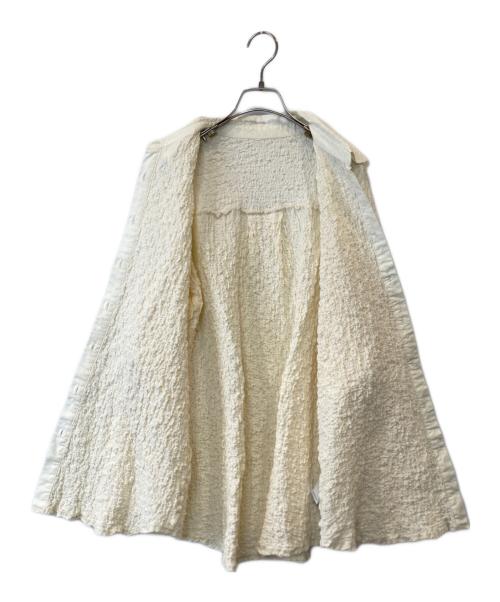 willfully（ウィルフリー）willfully (ウィルフリー) double design cuffs matelasse relax SH 2222-TO-01 シャツ ベージュ サイズ:FREEの古着・服飾アイテム