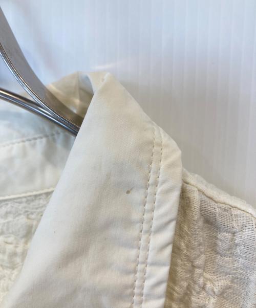 willfully（ウィルフリー）willfully (ウィルフリー) double design cuffs matelasse relax SH 2222-TO-01 シャツ ベージュ サイズ:FREEの古着・服飾アイテム