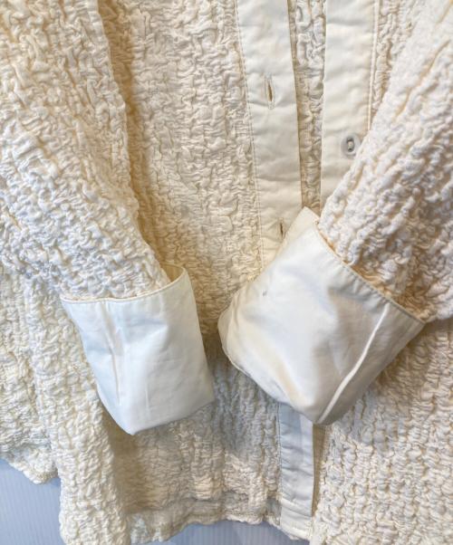 willfully（ウィルフリー）willfully (ウィルフリー) double design cuffs matelasse relax SH 2222-TO-01 シャツ ベージュ サイズ:FREEの古着・服飾アイテム