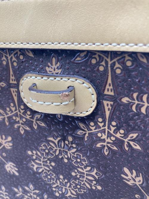 印傳屋（インデンヤ）印傳屋 (インデンヤ) フォルキィショルダーバッグ ブラウンの古着・服飾アイテム