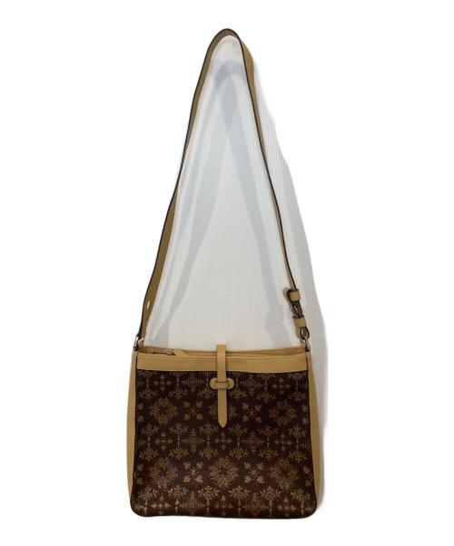 印傳屋（インデンヤ）印傳屋 (インデンヤ) フォルキィショルダーバッグ ブラウンの古着・服飾アイテム