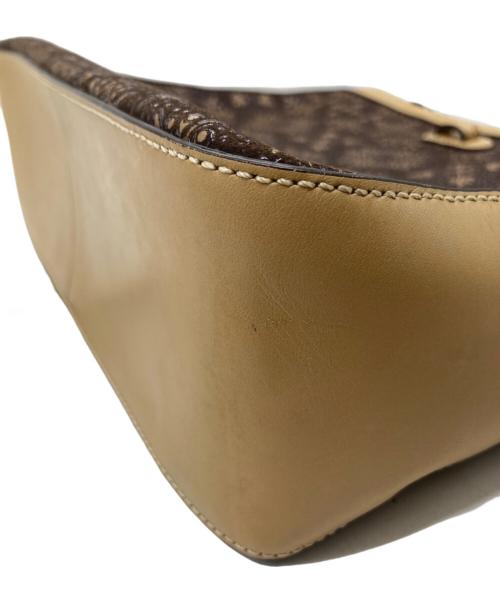 印傳屋（インデンヤ）印傳屋 (インデンヤ) フォルキィショルダーバッグ ブラウンの古着・服飾アイテム