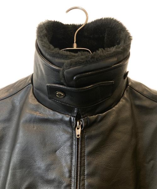 McGREGOR（マクレガー）McGREGOR (マクレガー) フェイクレザー パディングドリズラージャケット 1051398700001 ブラック サイズ:Lの古着・服飾アイテム