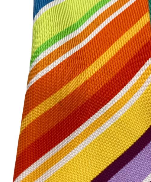 HERMES（エルメス）HERMES (エルメス) カラフルレジメンタルネクタイ サイズ:不明の古着・服飾アイテム