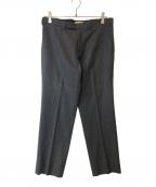 maison kitsuneメゾンキツネ）の古着「ウールテーパードパンツ」｜グレー