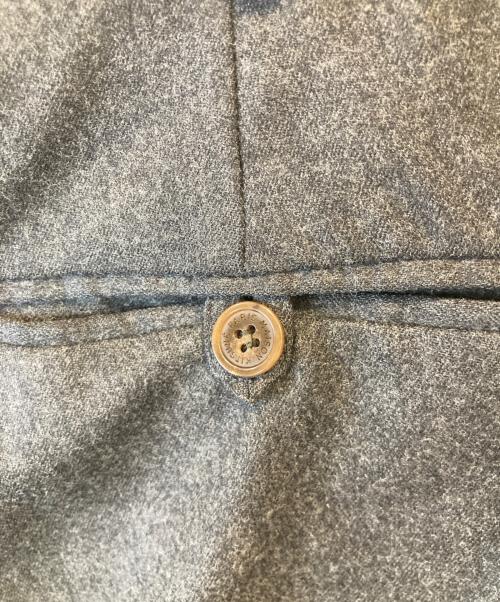 maison kitsune（メゾンキツネ）maison kitsune (メゾンキツネ) ウールテーパードパンツ グレー サイズ:46/42の古着・服飾アイテム