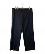 Maison Margiela 14メゾンマルジェラ 14）の古着「ウールイージースラックス　S30KA0484 S47998」｜ブラック