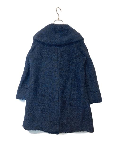 VINCE（ヴィンス）VINCE (ヴィンス) ショールカラーニットコート　457-66204 ネイビー サイズ:XSの古着・服飾アイテム