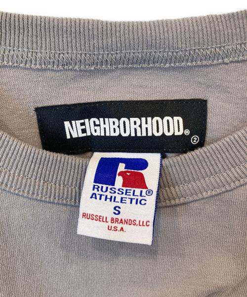 NEIGHBORHOOD（ネイバーフッド）NEIGHBORHOOD (ネイバーフッド) RUSSELL ATHLETIC (ラッセルアスレチック) ラグランカットソー　221XRRUN-CSM03 グレー サイズ:Sの古着・服飾アイテム