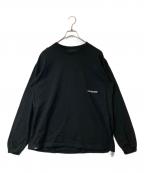 WIND AND SEAウィンダンシー）の古着「カットソー　WDS-CS-282」｜ブラック