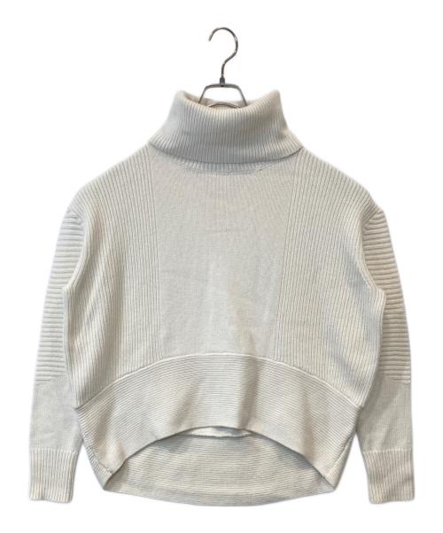 LAUREN RALPH LAUREN（ローレンラルフローレン）LAUREN RALPH LAUREN (ローレンラルフローレン) ハイネックニット ホワイト サイズ:Sの古着・服飾アイテム