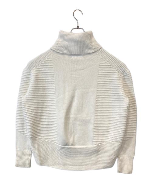 LAUREN RALPH LAUREN（ローレンラルフローレン）LAUREN RALPH LAUREN (ローレンラルフローレン) ハイネックニット ホワイト サイズ:Sの古着・服飾アイテム