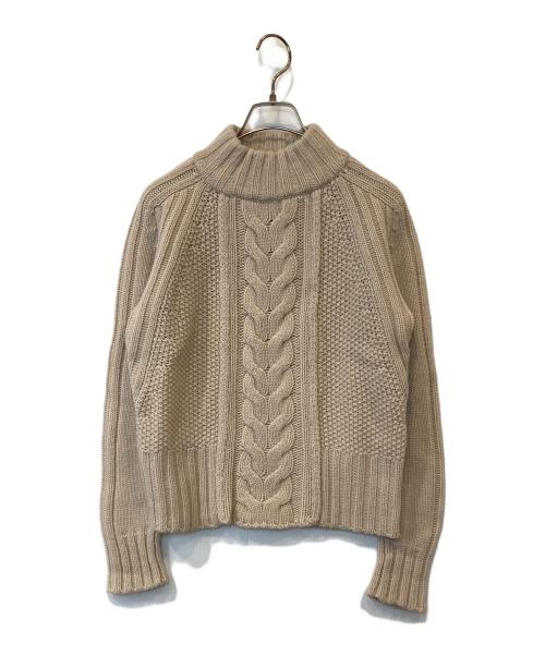 Max Mara WEEK END LINE（マックスマーラ ウイークエンドライン）Max Mara WEEK END LINE (マックスマーラ ウイークエンドライン) ケーブルニット ベージュ サイズ:Sの古着・服飾アイテム