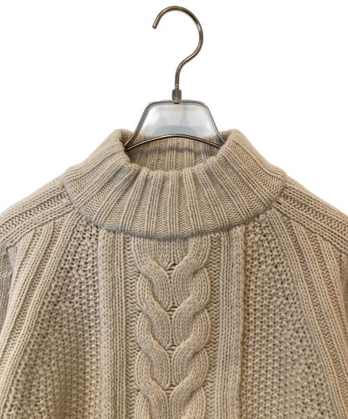 Max Mara WEEK END LINE（マックスマーラ ウイークエンドライン）Max Mara WEEK END LINE (マックスマーラ ウイークエンドライン) ケーブルニット ベージュ サイズ:Sの古着・服飾アイテム