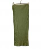 BASERANGEベースレンジ）の古着「BRIG SKIRT 21060230000230 スカート」｜グリーン