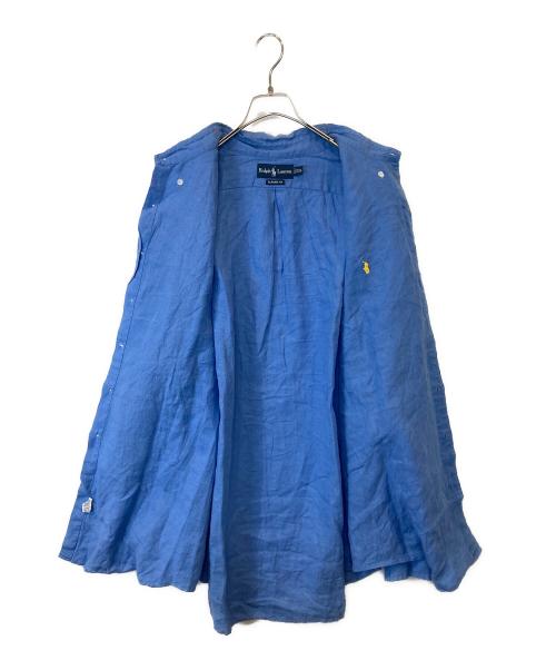 RALPH LAUREN（ラルフローレン）RALPH LAUREN (ラルフローレン) リネンシャツ ライトグレー サイズ:XXLの古着・服飾アイテム