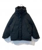 FIRST DOWNファーストダウン）の古着「パネルショートダウン 203-1528」｜ブラック