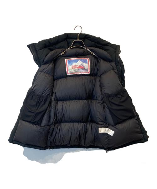 FIRST DOWN（ファーストダウン）FIRST DOWN (ファーストダウン) パネルショートダウン 203-1528 ブラック サイズ:Sの古着・服飾アイテム