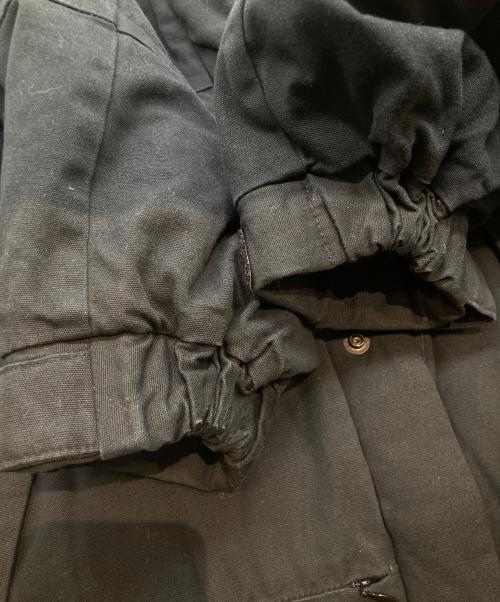 FIRST DOWN（ファーストダウン）FIRST DOWN (ファーストダウン) パネルショートダウン 203-1528 ブラック サイズ:Sの古着・服飾アイテム