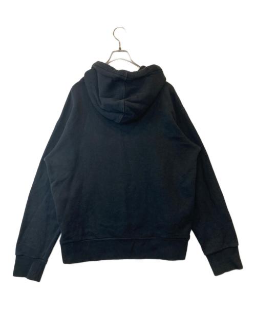 GUCCI（グッチ）GUCCI (グッチ) オーロラロゴプルオーバーオパーカー 475374 XJAPA ブラック サイズ:Mの古着・服飾アイテム