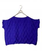 me ISSEY MIYAKEミーイッセイ ミヤケ）の古着「プリーツカットソー　MI43FK551」｜パープル