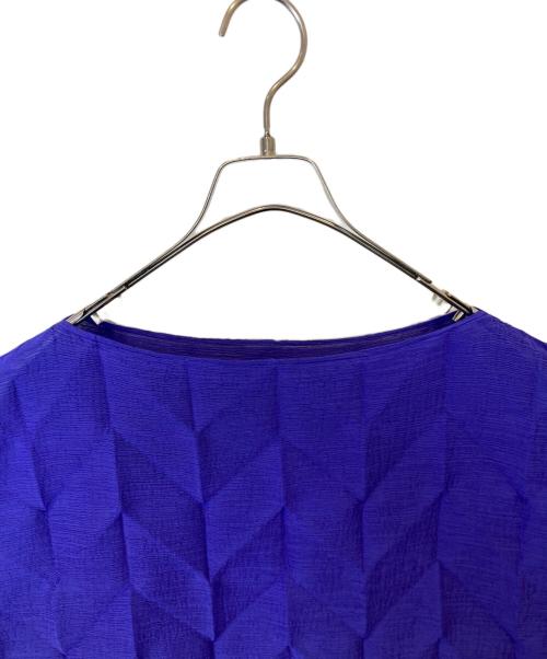 me ISSEY MIYAKE（ミーイッセイ ミヤケ）me ISSEY MIYAKE (ミーイッセイ ミヤケ) プリーツカットソー　MI43FK551 パープル サイズ:-の古着・服飾アイテム