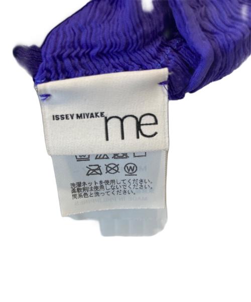 me ISSEY MIYAKE（ミーイッセイ ミヤケ）me ISSEY MIYAKE (ミーイッセイ ミヤケ) プリーツカットソー　MI43FK551 パープル サイズ:-の古着・服飾アイテム