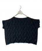 me ISSEY MIYAKEミーイッセイ ミヤケ）の古着「カットソー」｜ブラック