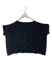 me ISSEY MIYAKE（ミーイッセイ ミヤケ）の古着「カットソー」｜ブラック