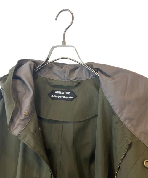 AUBERGE（オーベルジュ）AUBERGE (オーベルジュ) Brilla per il gusto (ブリッラ ペル イルグースト) モッズコート カーキ サイズ:44の古着・服飾アイテム