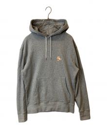 maison kitsune（メゾンキツネ）の古着「CHILLAX FOX PATCH パーカー IU00355KM0001」｜グレー