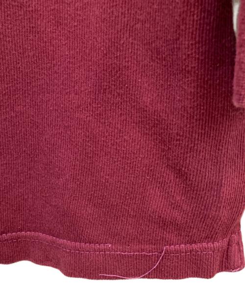 CHAPS RALPH LAUREN（チャップス ラルフローレン）CHAPS RALPH LAUREN (チャップス ラルフローレン) ヘンリーネックカットソー レッド サイズ:XXLの古着・服飾アイテム