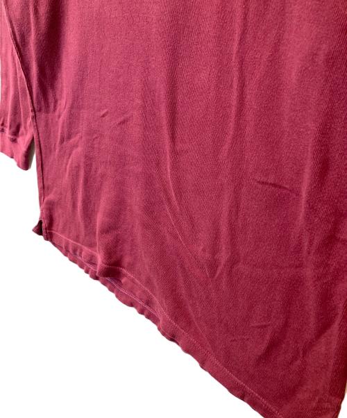 CHAPS RALPH LAUREN（チャップス ラルフローレン）CHAPS RALPH LAUREN (チャップス ラルフローレン) ヘンリーネックカットソー レッド サイズ:XXLの古着・服飾アイテム