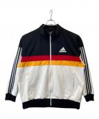adidasアディダス）の古着「トラックジャケット 767120」｜ブラック×ホワイト