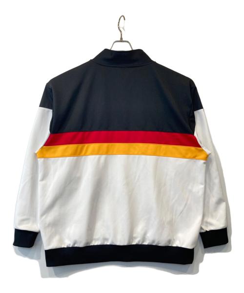 adidas（アディダス）adidas (アディダス) トラックジャケット 767120 ブラック×ホワイト サイズ:5X0の古着・服飾アイテム