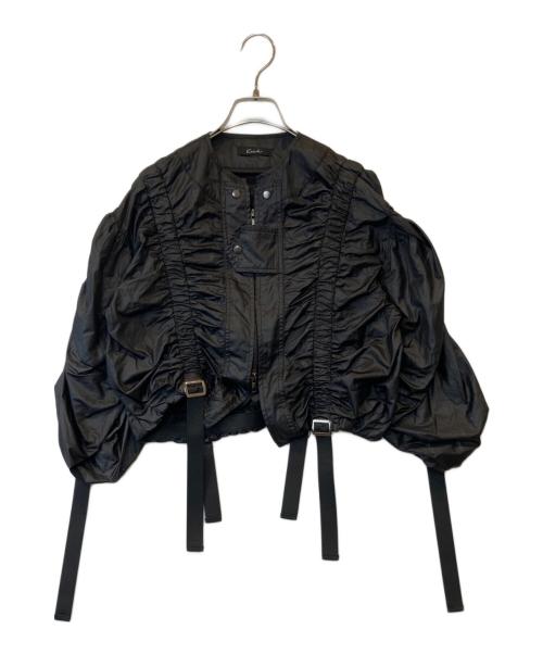 Ezick（エジック）Ezick (エジック) シャーリングシアーブルゾン　EZ407003BW ブラック サイズ:FREEの古着・服飾アイテム