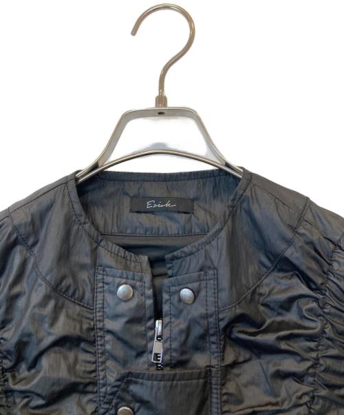 Ezick（エジック）Ezick (エジック) シャーリングシアーブルゾン　EZ407003BW ブラック サイズ:FREEの古着・服飾アイテム