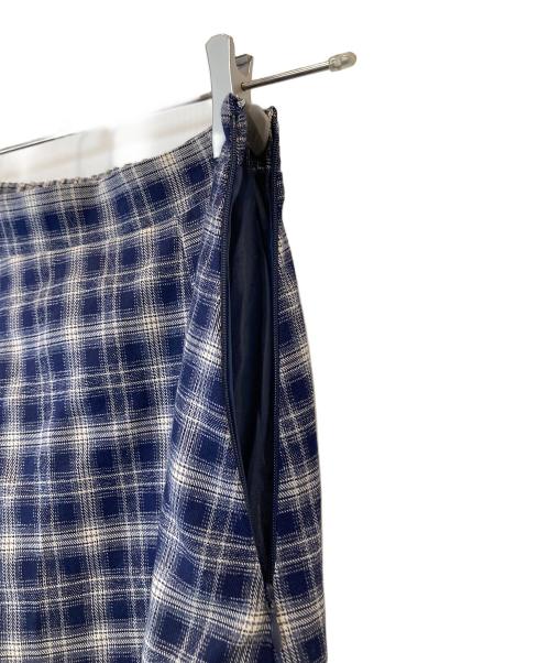 Ezick（エジック）Ezick (エジック) イレヘムプリーツスカート　EZ205013BW ネイビー サイズ:FREEの古着・服飾アイテム