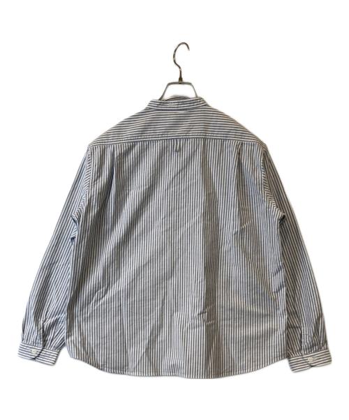 DANTON（ダントン）DANTON (ダントン) バンドカラーシャツ グレー サイズ:SIZE 38の古着・服飾アイテム