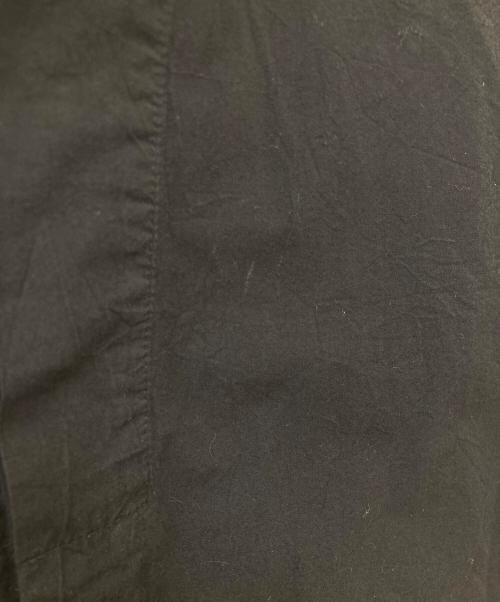 plantation（プランテーション）plantation (プランテーション) 製品染めバンドカラーシャツ　PL91FJ044 ブラック サイズ:Mの古着・服飾アイテム