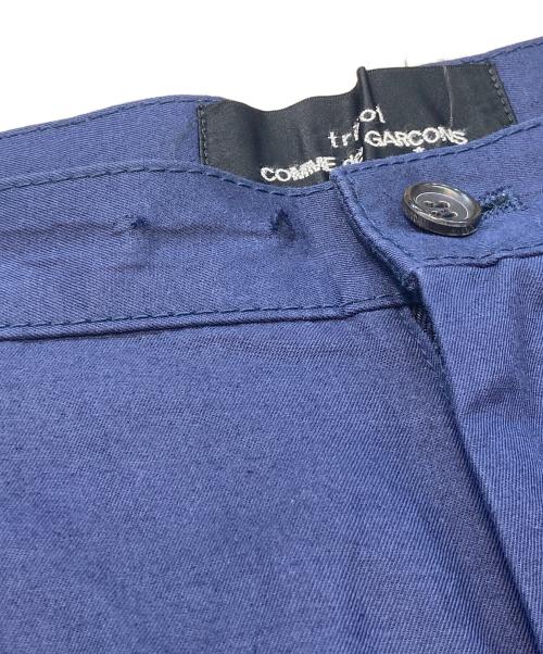 tricot COMME des GARCONS（トリココムデギャルソン）tricot COMME des GARCONS (トリココムデギャルソン) ワイドクロップドパンツ　TG-P015 ネイビー サイズ:Mの古着・服飾アイテム
