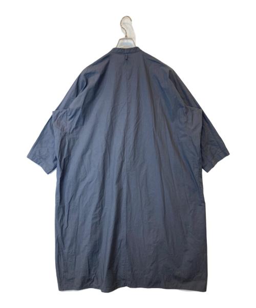 YUNI（ユニ）YUNI (ユニ) コットンキャッチワッシャーバンドカラーワンピース　17-01-OP-010-24-1 グレー サイズ:FREEの古着・服飾アイテム